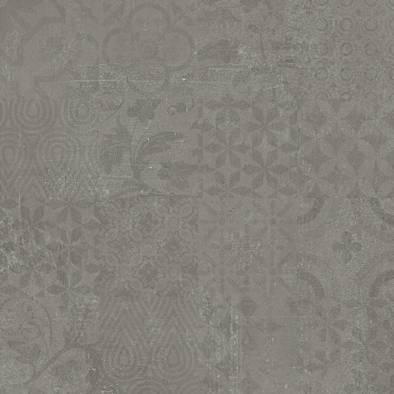 Weave Urban Dove: Anthrazitfarbene Fliese mit dezenten, gemusterten Ornamenten.