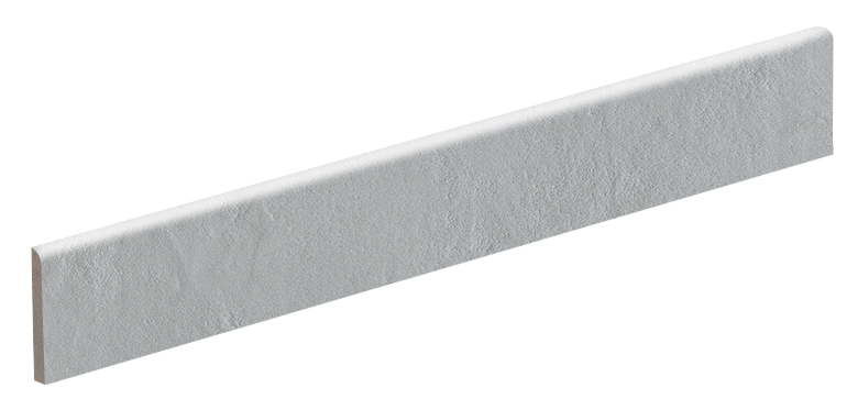 Hochwertige graue Sockelfliese mit strukturierter Oberfläche.