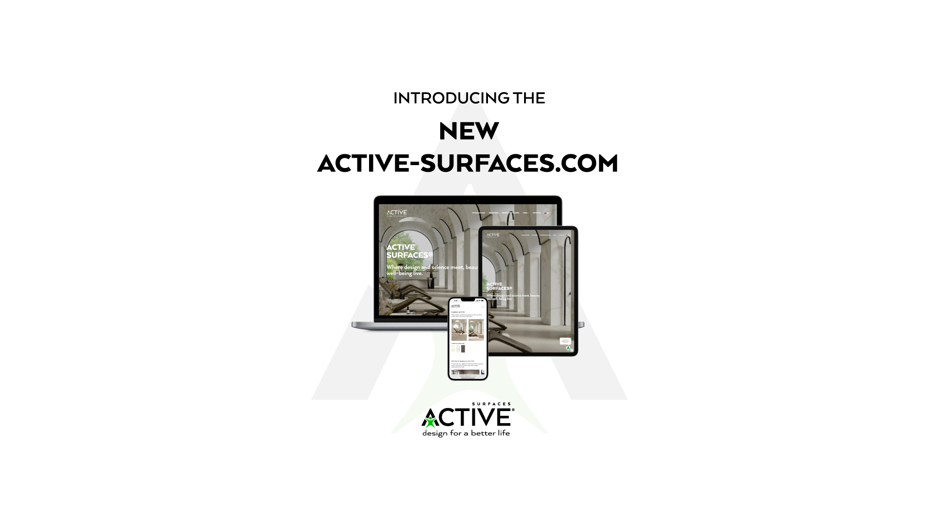 Die neue website von Active Surfaces® ist online!